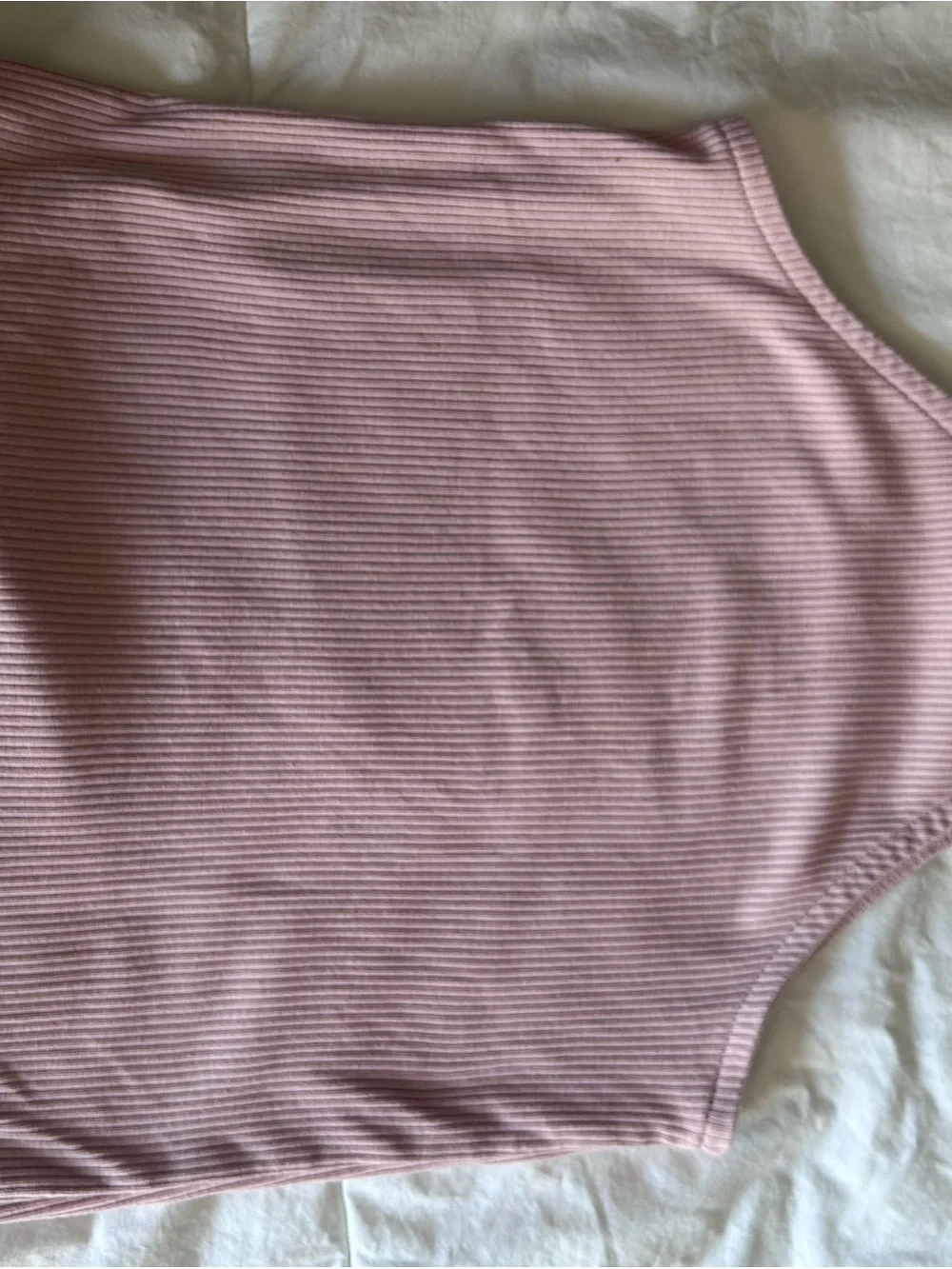 Old Navy Pink Ribbed Knot Tank with Pineapple Patch